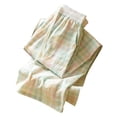 thumbnail image 1 of Washed Check Color Blocked Straight Leg Pants For Women In Spring And Summer Thin And Back Pants Paired With Casual Home Pants plus Size Stretch Pants Women Casual Pants Suits Plaid Dress Pants for, 1 of 2