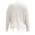 thumbnail image 4 of Aayomet Womens Sweaters Women's Long Sleeve Cable Knit Sweater Open Front Cardigan Button Loose Outerwear,Beige S-XXL, 4 of 5