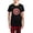 With Red Plaid Pant, variant on CafePress - Mandala Cats Pajamas - Women's Short Sleeve Print T-Shirt and Pants Dark Cotton Pajama Set