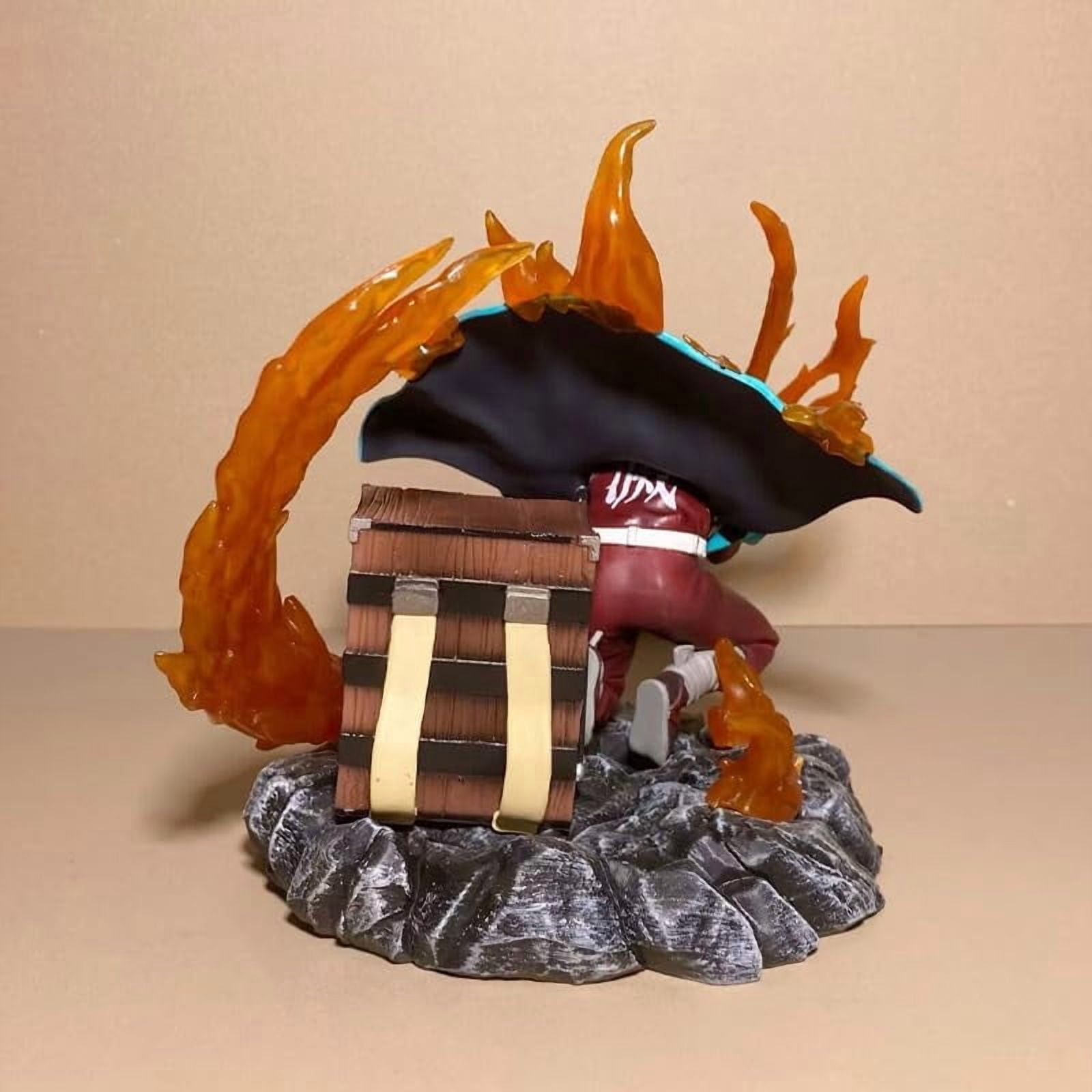 Tanjirou Figure Fighting Flame Kamado Tanjirou Anime Figures 14cm/5.5inch PVC Characters Handicrafts Souvenirs for Anime Fans Gifts