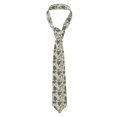 thumbnail image 1 of Fotbe Vintage Animals Palm Tree Corbata Clásica para Hombre con Estampado – Corbata de Seda Jacquard Tejida, para Negocios, Bodas y Eventos Formales, 1 of 7