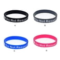 thumbnail image 4 of Decodeary 10Pcs Silicone Bracelet Bracelets Simple Style Rubber Wristband Decoration Gray, 4 of 6