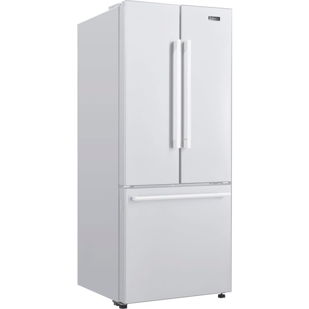 Galanz 16Cu. Ft. 3Door French Door Refrigerator, White