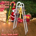 thumbnail image 1 of Savlot Santa Claus Climbing Ladder Singing Jingle Bells Electric Toy Christmas Tree Decoration Kids Gift Doll, 1 of 5