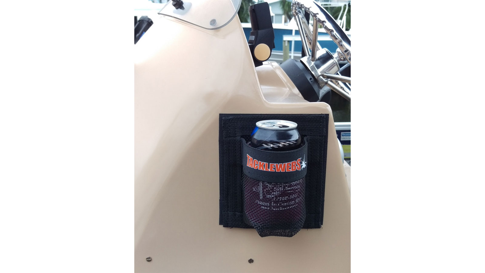 Tacklewebs 6x6 Mesh Cup Holder TWCHBLKV