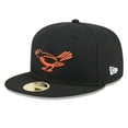 thumbnail image 3 of Men's New Era Black Baltimore Orioles Baseball Hall of Fame 59FIFTY Fitted Hat, 3 of 5