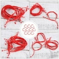 thumbnail image 3 of Hongchegh 10pcs Chinese Red String Bracelet Tibetan Prayer Yoga Rope Bracelet Men, 3 of 9