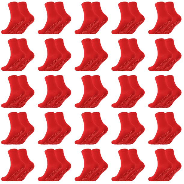Calcetines Calefactables Invierno Calcetín Térmico Multifuncional Antifatiga para Senderismo () Rojo