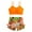 A91-Orange, variant on Hessimy Girls Two Piece Bikini Swimsuits Hawaiian Floral Bathing Suit for Kids Summer Beach Swimwear Set(Orange,9-10 Years)