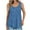 Light Blue, variant on Aofany Summer Womens Tank Tops U Neck Casual Flowy Sleeveless Shirts Textured Loose Basic Tops for Women