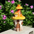 thumbnail image 5 of Sruoe Garden Statues for Outside, Garden Decorations Outdoor, Garden Decor with LED Light, Garden Solar Lights, Solar Garden Decor, Gardening Gifts, House Garden Statue for Garden Lawn Pathway Yard, 5 of 6