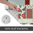 thumbnail image 6 of Pofeuu Patchwork In Country Style Print Flannel Doormats Rug16"x24"Rug Washable Doormats Indoor Outdoor Rugs for Layered Front Door Mats, Porch, Kitchen, Entryway, 6 of 7