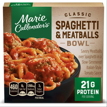 Marie Callender's Classic Spaghetti and Meatballs  Frozen Meal, 12.4 oz (Frozen)