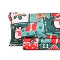 thumbnail image 3 of GOGREEN Juego de Sábanas Navideñas 3 Piezas Tamaño Individual, Bolsillos Profundos 16 Pulgadas, Microfibra de Poliéster Suave con Estampado Festivo, Ideal para Decoración y Regalo, 3 of 8