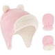 thumbnail image 1 of Gorro de invierno para bebé - 0-24 meses Conjunto de gorros y manoplas de invierno para bebé - Gorro de invierno para bebé niño y niña 0-6, 6-12, 12-24 meses Estrella Naciente  Sombreros, 1 of 7