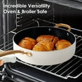 thumbnail image 6 of Caannasweis 15 Pieces Ceramic Nonstick Cookware Set with Cooking Utensils, 6 of 8