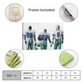thumbnail image 2 of Troy Aikman, Michael Irvin, Emmitt Smith Canvas Poster Room Aesthetic Poster Print Art Wall Painting Canvas Posters Gifts Modern Bedroom Decor 12x18inch(30x45cm), 2 of 6