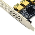 thumbnail image 3 of funtasica PCIe 1 to 4 Riser Card PCI-E 1X to External 4 PCI-e USB 3.0 Adapter, 3 of 5