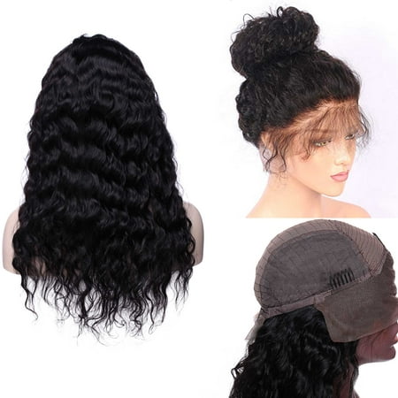 S-noilite Lace Front Human Hair Wigs Water Wave Hair Extensions Kinky Curly Virgin Human Hair Wigs With Hair Wigs For Women With Baby Hair-10