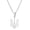 Silver, variant on Stainless Steel Ukraine National Emblem Trident Pendant Necklace Fashion Jewelry