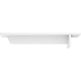 thumbnail image 4 of Ekena Millwork 3"W x 12"D x 2"H Heaton Hidden Support Steel Bracket w/ 8" Support Depth, White Primer, 4 of 11
