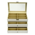 thumbnail image 3 of 3 layer 18 Slots Eyeglass Sunglass Storage Watch Box Eyewear Accessories Display, 3 of 21
