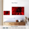 thumbnail image 4 of Elephant Stock Red Flower Bloom Wall Art - Horizontal Canvas Wall Art - Living Room Wall Decor - Floral And Botanical Canvas - Red And Black Decor - 12" x 8", 4 of 8