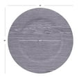 thumbnail image 2 of Koyal 4-Pack Faux Wood Charger Plates, Driftwood Gray (TM), 2 of 3