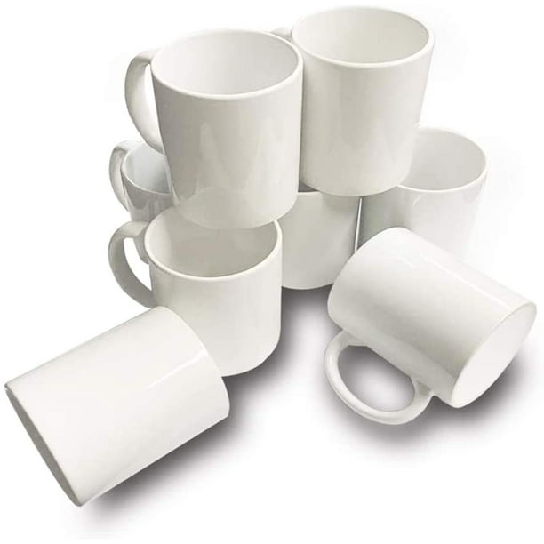 Cricut Beveled Blank , Ceramic-Coated, Dishwasher & Microwave Safe Mug to  Decorate, Mug Press & Infusible Ink Compatible,12 Oz Sublimation, Ideal for