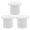 White, variant on Fovewise 3pcs Plastic Kids Ladder Training Screws Toddler Toilet Seat Attachment Potty Step Stool For Kids Foldable Convenience Shelf Child