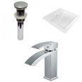 thumbnail image 1 of American Imaginations 21.5-in. W 1 Hole Ceramic Top Set In White Color - Overflow Drain Incl. AI-30005, 1 of 9