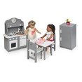 thumbnail image 4 of Kitchen Furniture Set for 18 inch Dolls - Gray/White, 4 of 4