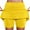 Yellow, variant on MNCEKFOD Skirts for Women PlusSummer 2025 Slim Fit Stretchy Mid Waist Skorts Pants for Sports with Pockets Classic Fit Skirt Coffee XXXL