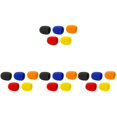 thumbnail image 3 of OUNONA 20 Pcs  Mic Covers Handheld Stage Microphone Windscreens Colorful Microphone Sponge Covers, 3 of 8