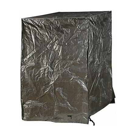 ZORO SELECT 3ZRU1 Pallet Cover Tarp, 10.5 mil, Black