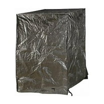 ZORO SELECT 3ZRU1 Pallet Cover Tarp, 10.5 mil, Black