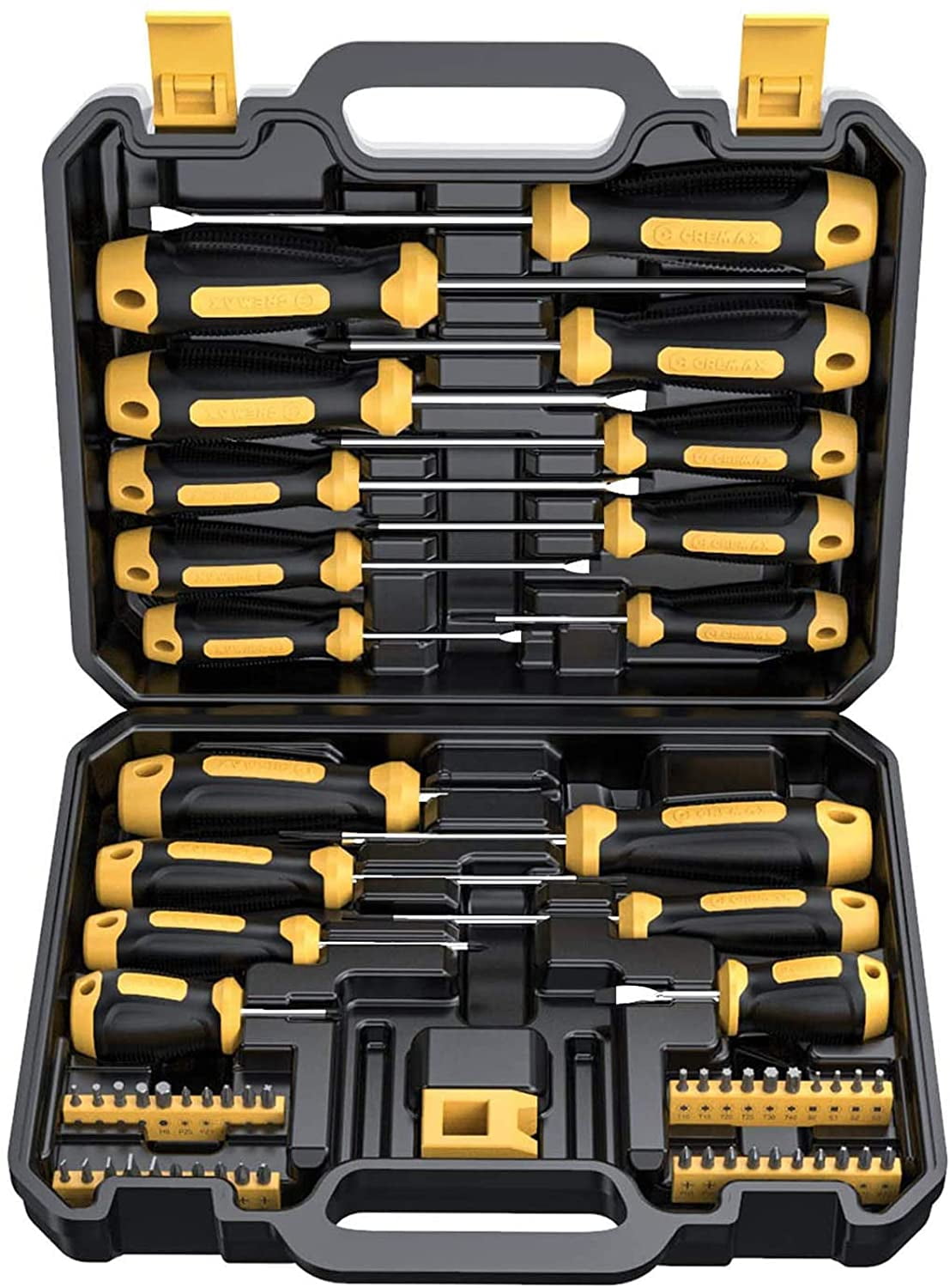 Precision Kit Including Flatheads Phillips and Torx Screwdrivers for Repair Home Improvement Craft 9 Piece Screwdriver Set with Wall Mount and Magnetic Tips Precision Kit Including Flatheads Phillips and Torx Screwdrivers for Repair Home Improvement Craft 9 Piece Screwdriver Set with Wall Mount and Magnetic Tips
