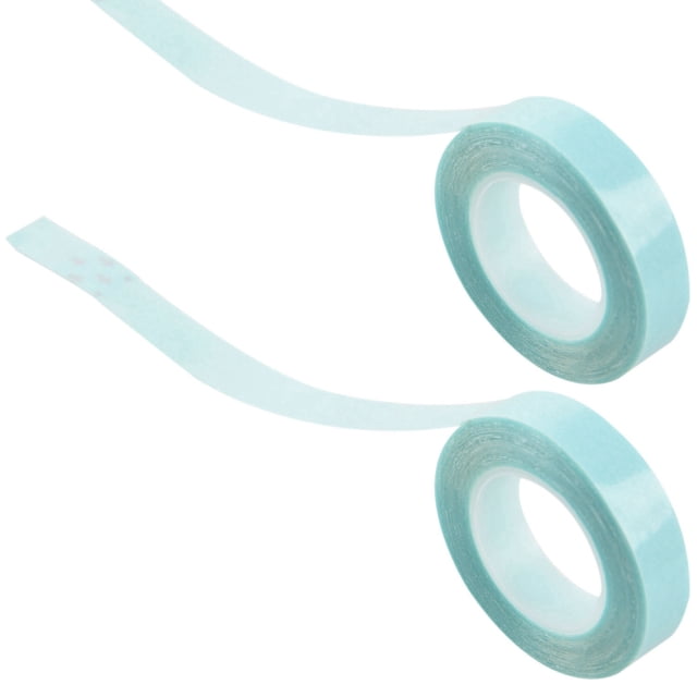 Ruban Adhésif Double Face Fort pour Toutes les Extensions de Cheveux, 6 Mètres 2 Rouleaux, 2 Rouleaux Adhésif Double Face, Bleu