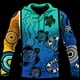 thumbnail image 4 of Novedades en sudaderas y sudaderas con capucha, lagartos indígenas de Australia y el sol, sudadera con capucha estampada en 3D para hombre, abrigo tipo pulóver Y2k, 4 of 5