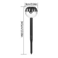 thumbnail image 3 of DPTALR 2PCS Solar Lights Outdoor LED Garden Solar Lights Decorative Solar Lights, 3 of 4