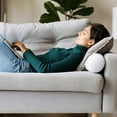 thumbnail image 5 of Inerposs 2-Pack Cervical Neck Roll Pillows - Cotton Support for Sleeping, Legs, Back, and Yoga (40x15cm/15.74x5.9in), White, 5 of 8