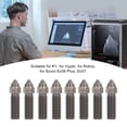 thumbnail image 3 of Hardened Steel Extruder Nozzles, M6 Thread 8pcs 3D Printer Nozzle Kit  for Upgrade, 3 of 8