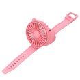 thumbnail image 4 of Cute Watch Fan, Adjustable Angle Wrist Strap Silicone Portable USB Charging Watch Fan Cool  For Summer Red, 4 of 8