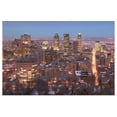 thumbnail image 1 of Great BIG Canvas | "Quebec, Montreal, City Skyline From Mount Royal" Art Print - 36x24, 1 of 4