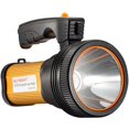 thumbnail image 1 of Bright Rechargeable Searchlight Handheld IBAOLEA D Flashlight Tactical Flashlight with Handle CREE L2 Spotlight 6100 Lumens Ultra-Long Standby Electric Torch with USB Output as a Power Bank (Golden), 1 of 7