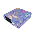 thumbnail image 3 of Throw Blanket for Couch Sofa and Bed, Butterflies And Flowers Soft Plush Throw Blanket, Fuzzy Cuteness Comfy Warm Washable Flannel Blanket Throws for All Season, 3 of 8