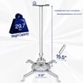 thumbnail image 6 of VIVO Metal Drop Ceiling Projector Mount with Scissor Clamp, 6 of 8