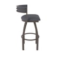 thumbnail image 4 of 861 Artemis 30" Swivel Bar Stool with Bronze Finish and Canter Storm Seat and Back, 4 of 5