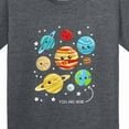 thumbnail image 4 of Inktastic Cute Planets, Kawaii Planets, Space, Cosmos, Stars Youth T-Shirt, 4 of 5