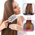 thumbnail image 2 of 1 cepillo para el pelo, cepillo curvo con ventilación, secado más rápido, cepillos profesionales para desenredar el pelo para mujer, color blanco, 2 of 5